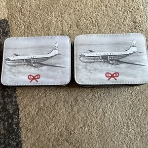 Anya Hindmarch Black Interior Detail- first class Amenity Box